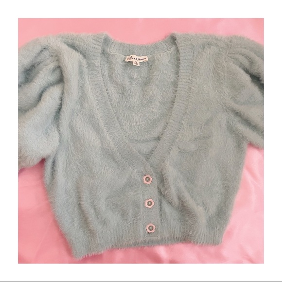 For Love & Lemons Devon Cropped Cardigan - Picture 5 of 5